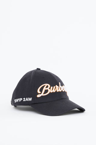 Burberry Embroidered Montage Hat