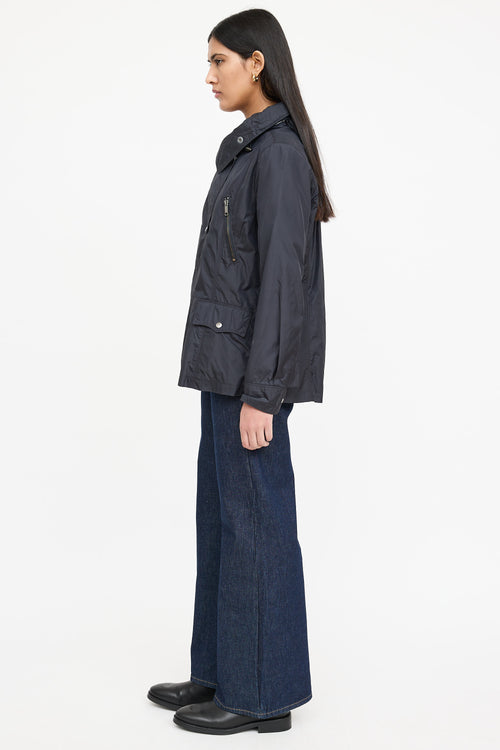 Burberry Nylon Packable Hood Jacket