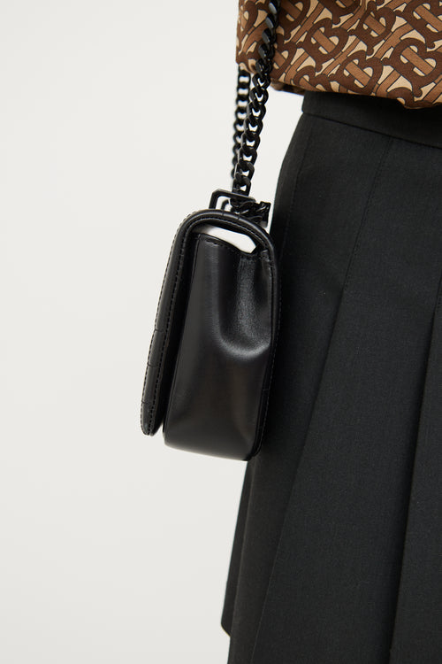 Burberry Black Quilted Lola Shoulder Bag