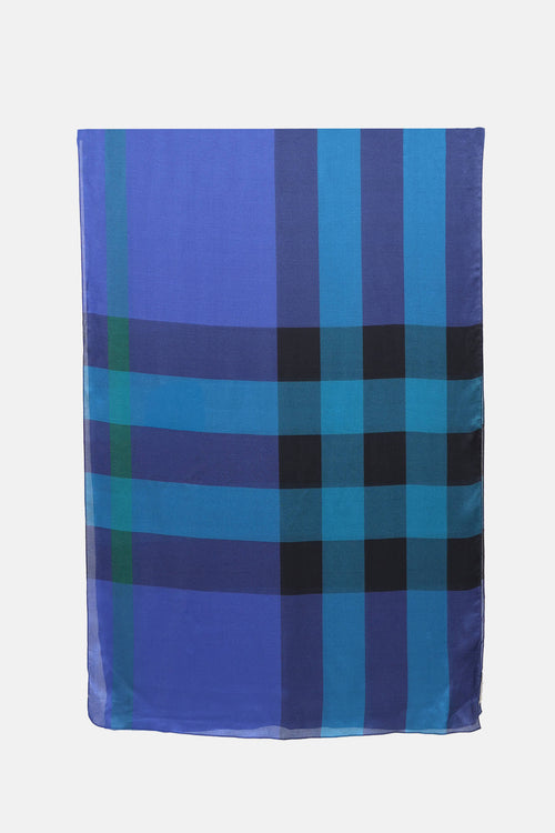 Burberry Silk Check Scarf