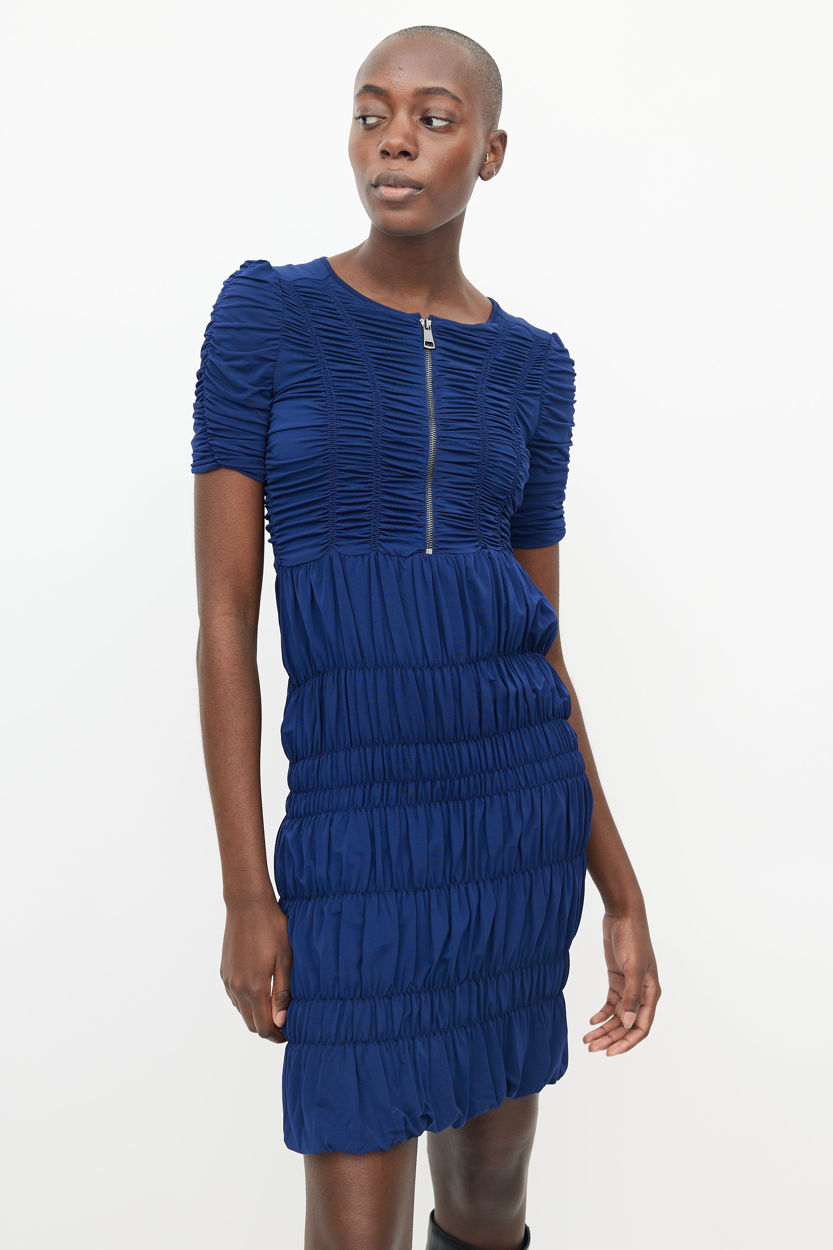 burberry dress bodycon Burberry Ring-pierced Stretch Jersey Mini Dress, Black