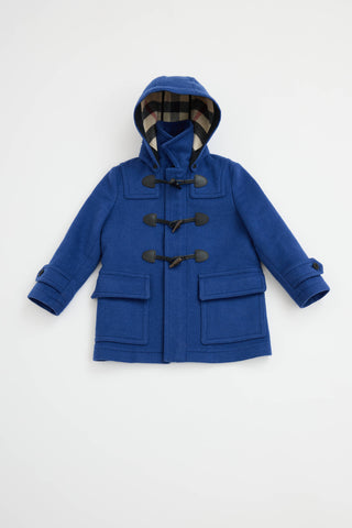 Burberry Kids Wool Toggle Coat
