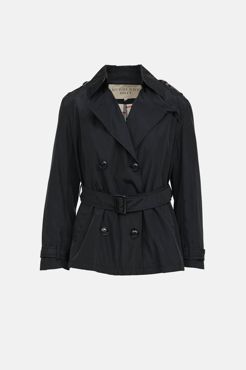 Burberry Brit Crop Trench Coat
