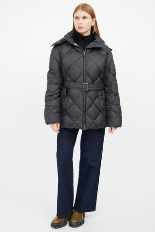 Black Down Puffer Jacket