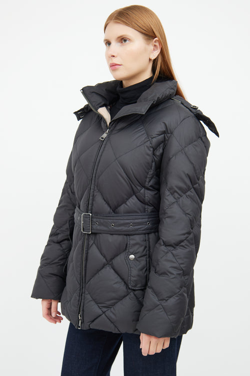 Black Down Puffer Jacket