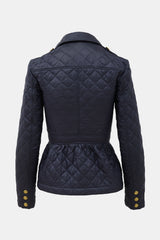 Burberry Brit Quilted Double Breasted Jacket