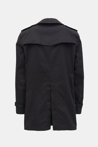 Burberry Brit Double Breasted Trench Coat