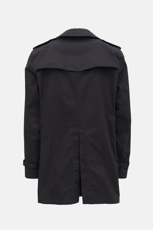 Burberry Brit Double Breasted Trench Coat