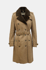 Burberry Brit Shearling Trench Coat