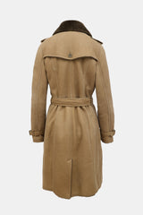 Burberry Brit Shearling Trench Coat