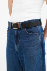 Burberry Brown & Black Belt