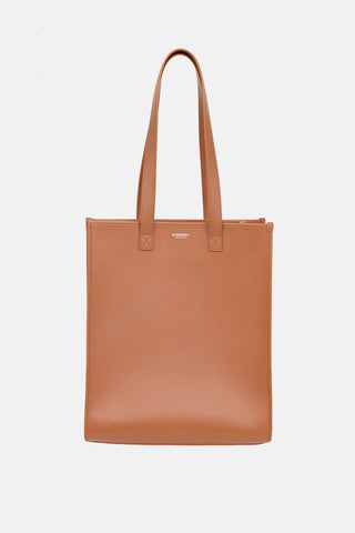 Burberry Leather Book Tote Bag