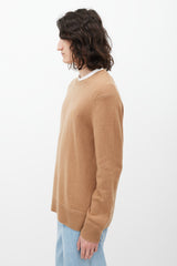 Burberry Brown Embroidered Logo Sweater Sweater