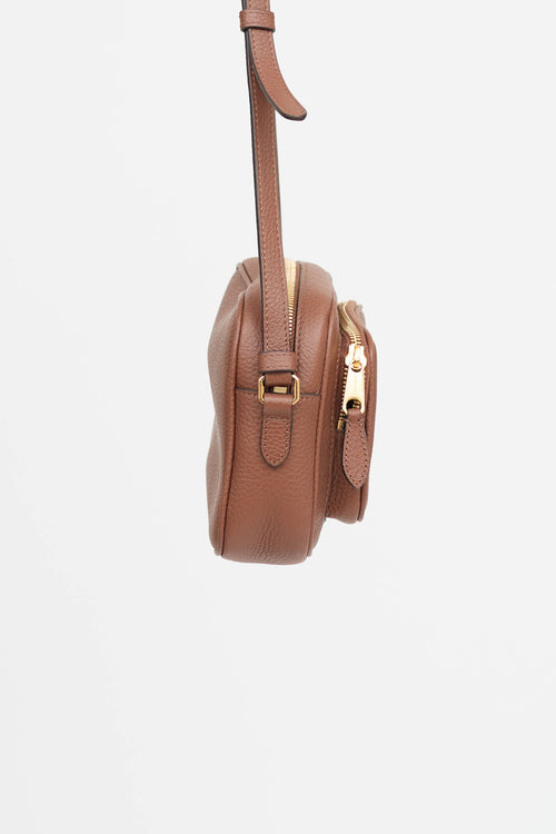 Burberry Leather Logo Camera Bag
