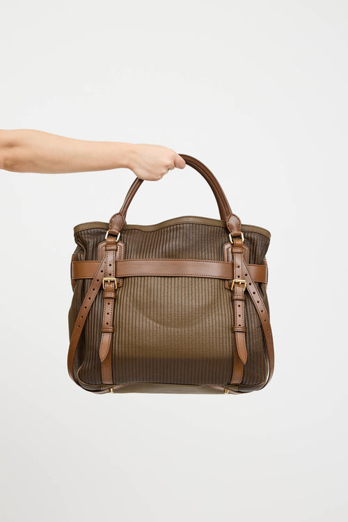 Leather Bridle Wilton Tote Bag