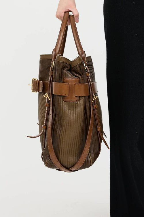 Leather Bridle Wilton Tote Bag