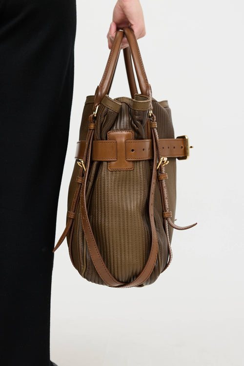 Leather Bridle Wilton Tote Bag