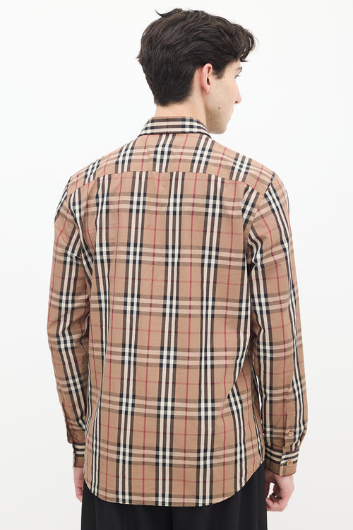 Burberry Brown & Multi Nova Check Shirt