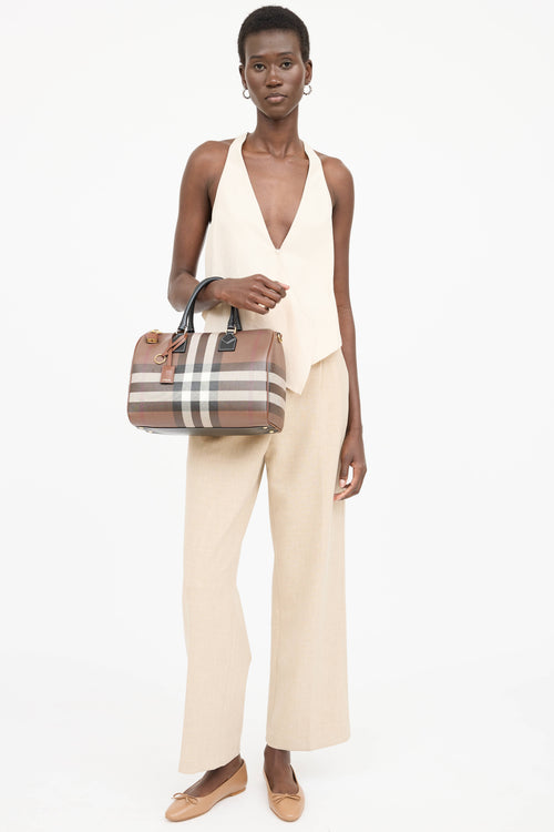 Burberry Check Bowling Bag