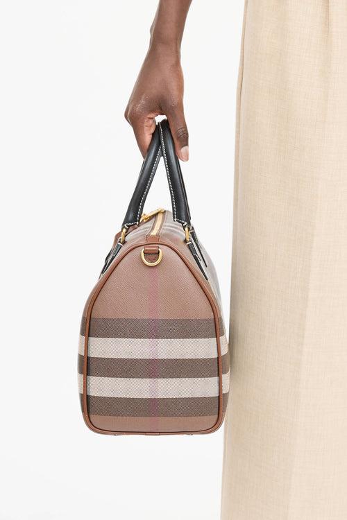 Burberry Check Bowling Bag