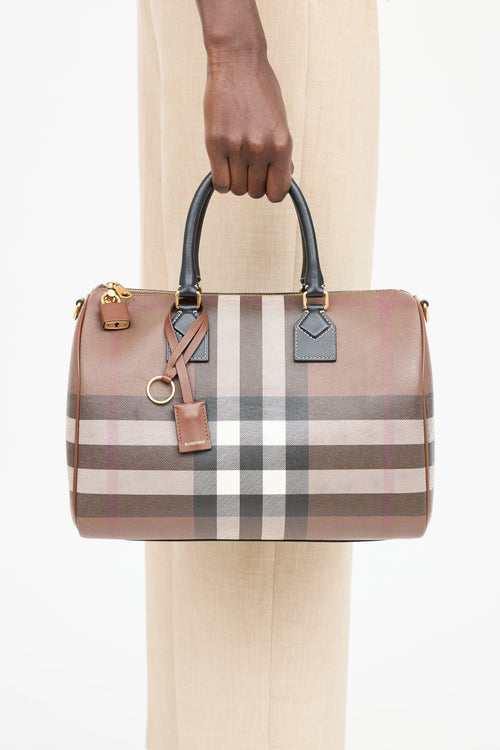 Burberry Check Bowling Bag