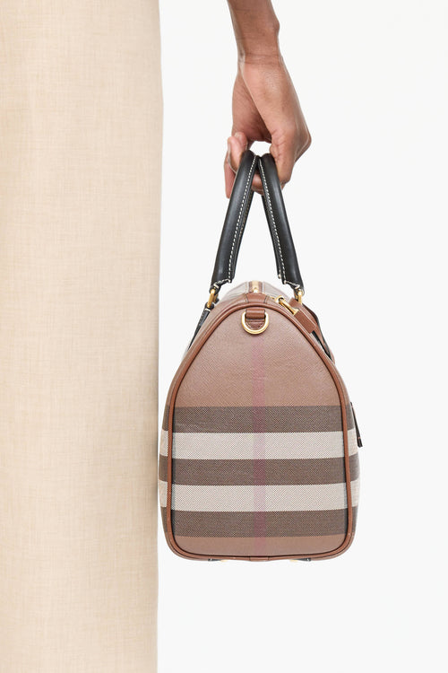 Burberry Check Bowling Bag