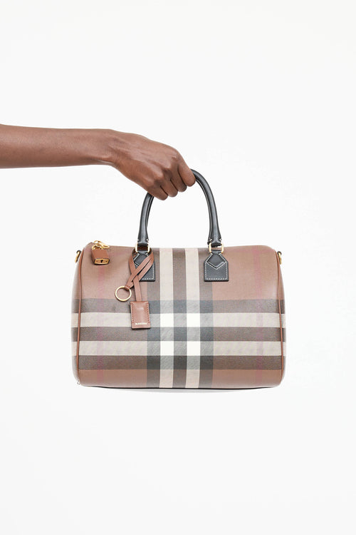 Burberry Check Bowling Bag