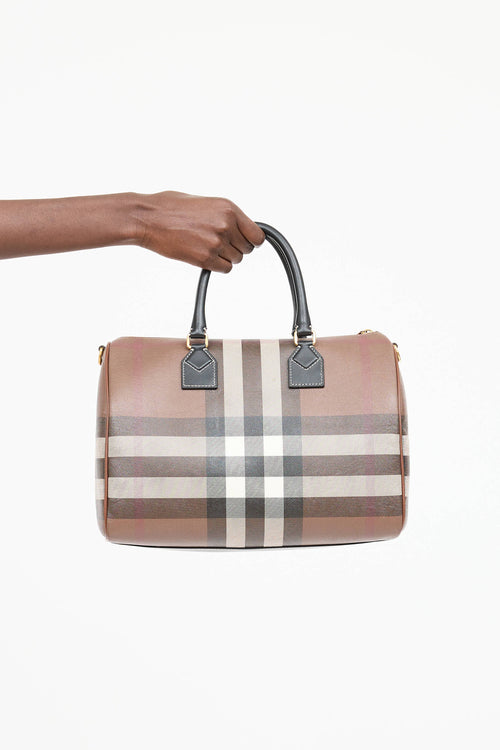 Burberry Check Bowling Bag