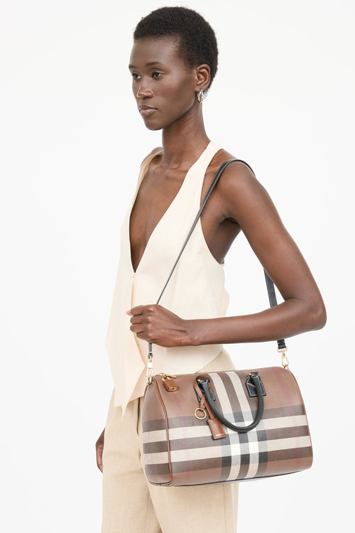 Burberry Check Bowling Bag