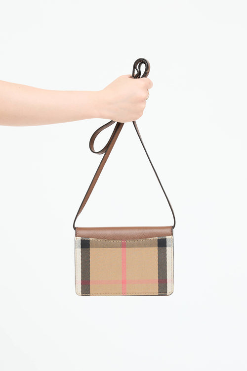 Burberry House Check Hampshire Crossbody Bag