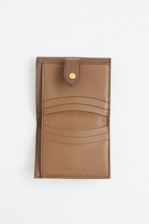 Burberry House Check Luna Wallet