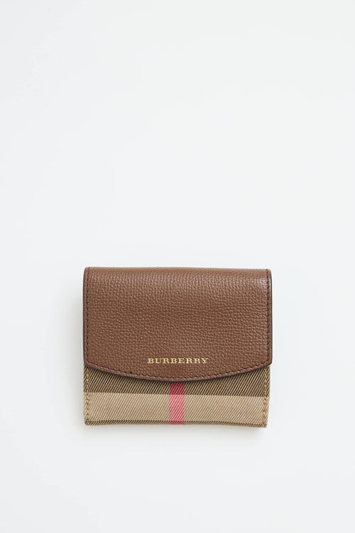 Burberry House Check Luna Wallet