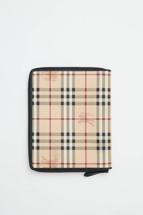 Burberry Haymarket Check Tablet Case