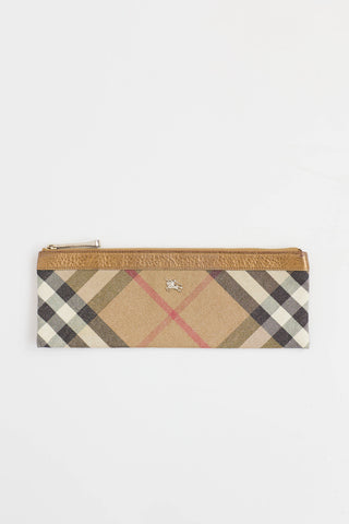 Burberry Nova Check Long Pouch