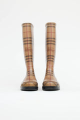 Burberry Haymarket Check Rain Boot