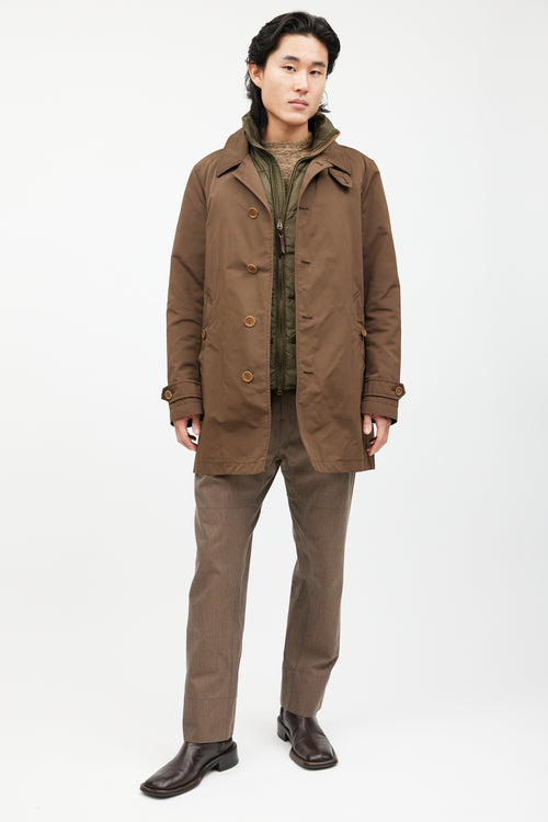 Burberry Brown Padded Coat