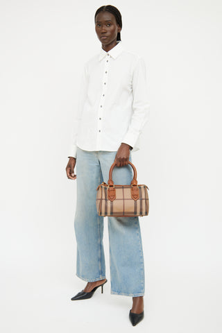 Burberry Brown Check Chester Bag