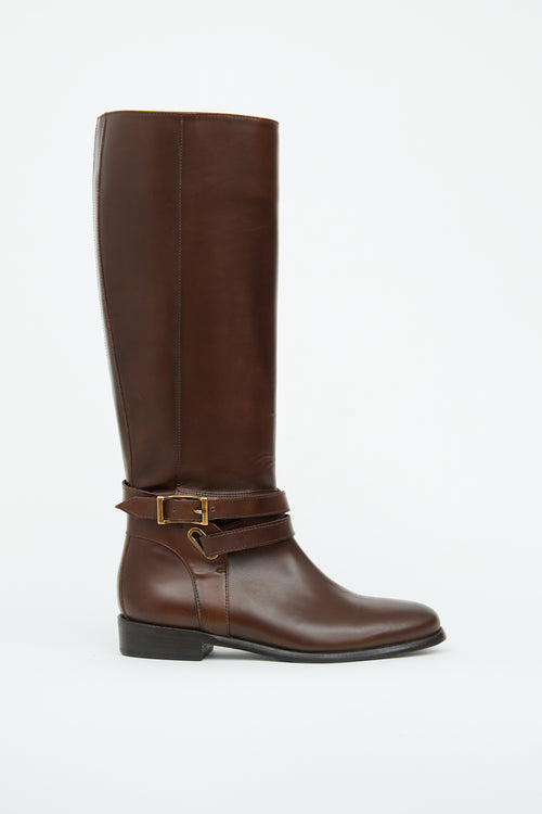 Burberry Brown Adelaide Riding Boot