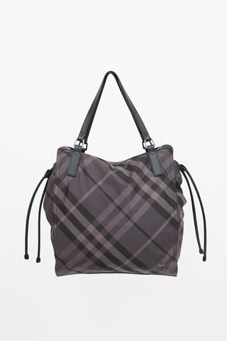 Burberry Buckleigh Check Tote Bag