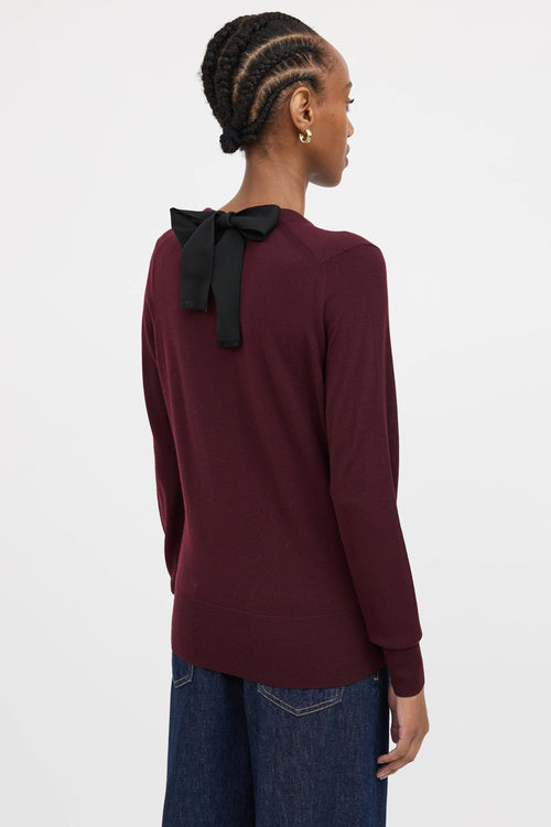 Burberry Wool Bow Top