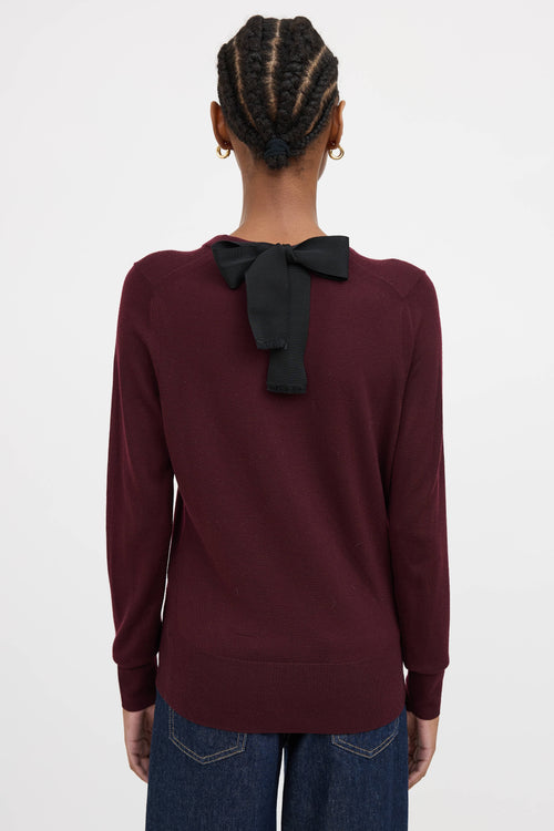 Burberry Wool Bow Top