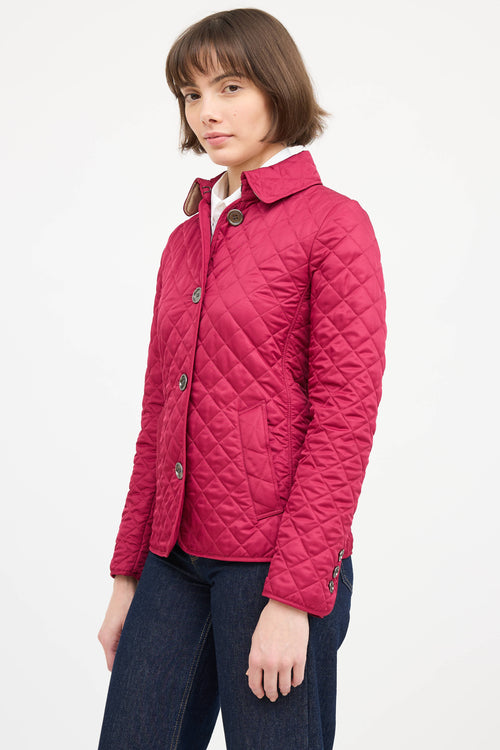 Burberry Nylon Quilted Jacket