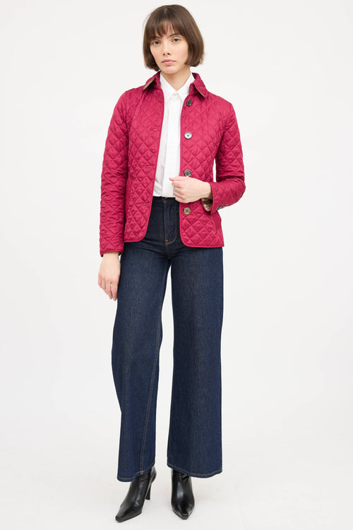 Burberry Nylon Quilted Jacket