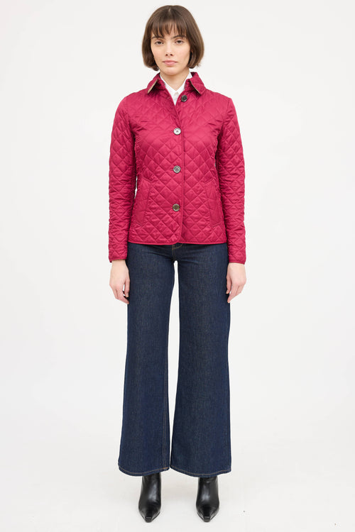 Burberry Nylon Quilted Jacket