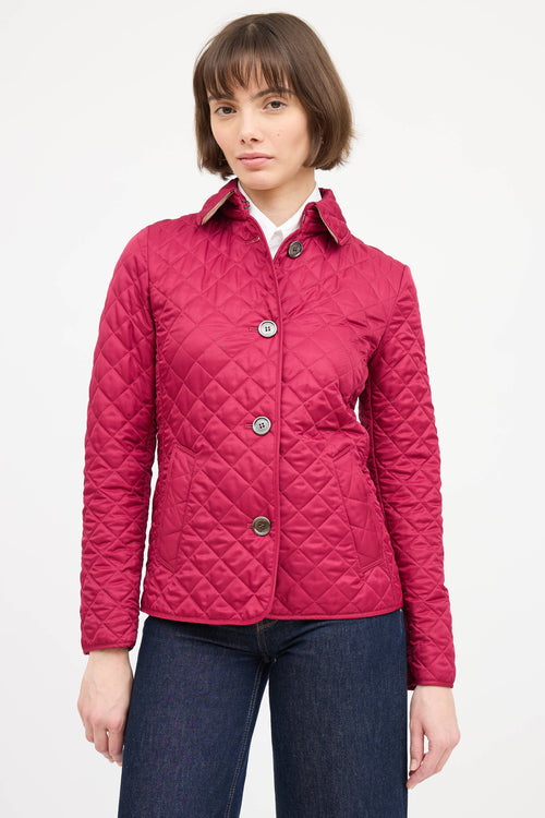 Burberry Nylon Quilted Jacket