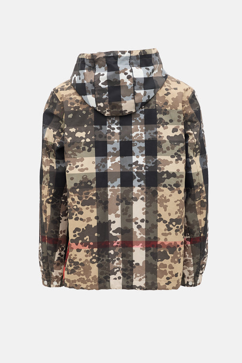Burberry Camo Check Windbreaker Jacket