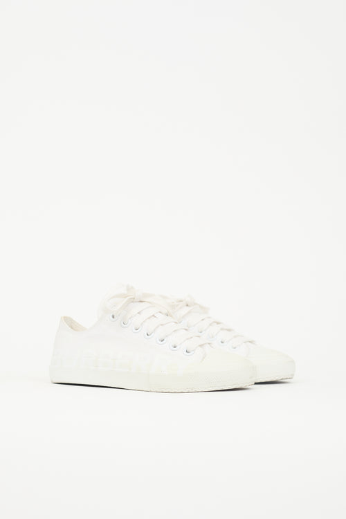 Burberry Canvas Logo Sneaker