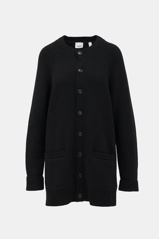 Burberry Cashmere Patch Pocket Cardigan
