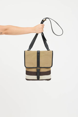 Burberry Canvas Check Messenger Bag