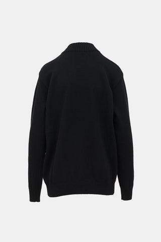 Burberry Check Crewneck Sweater